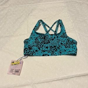 NWT Speckled tie dye kid's bikini top